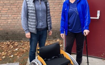 Nieuwe eigen rolstoelen voor rolstoelteam handbalvereniging CVO Vaassen.