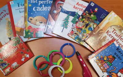 3D Kerstknutselen bij bibliotheek Vaassen