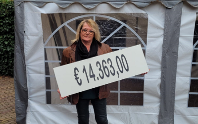 Ruim 14.000 euro voor hospice Casa Vera verkoop vogeltaarten