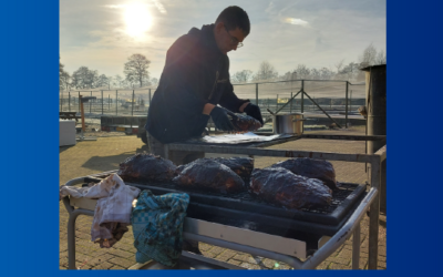 Vis en pulled pork met Kerst!