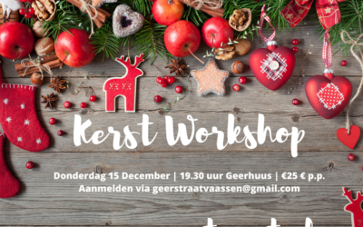 Kerst Workshop bij Buurtraat Geerstraat