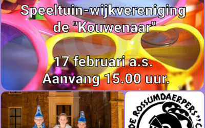 Carnaval Familiebingo bij de Kouwenaar met jeugdtrio Rossumdearpers