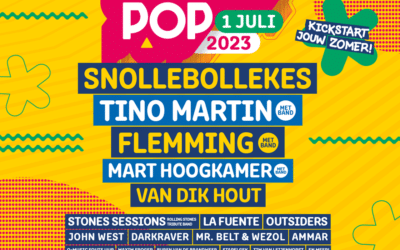 Gelderpop maakt line-up bekend Snollebollekes, Tino Martin, Flemming, Van Dik Hout & Meer