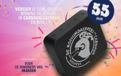 Versier je tuin, balkon, woning of straat en win met De Rossumdaerpers