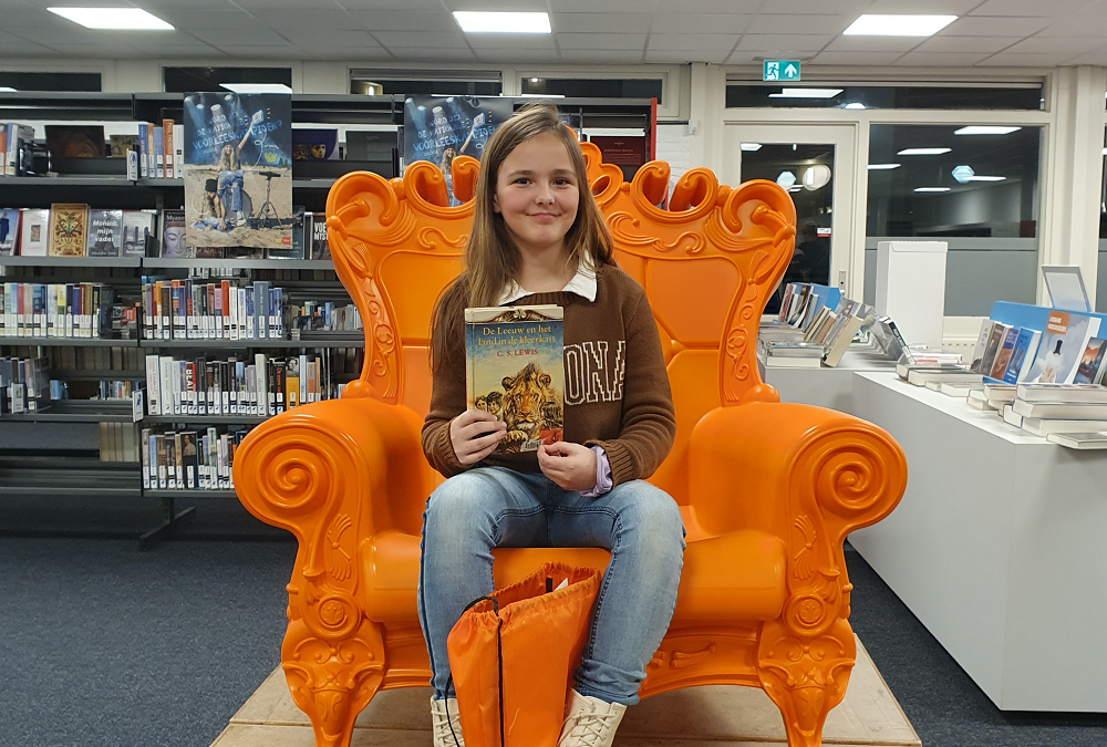 Saar Slegers voorleeskampioen Epe!