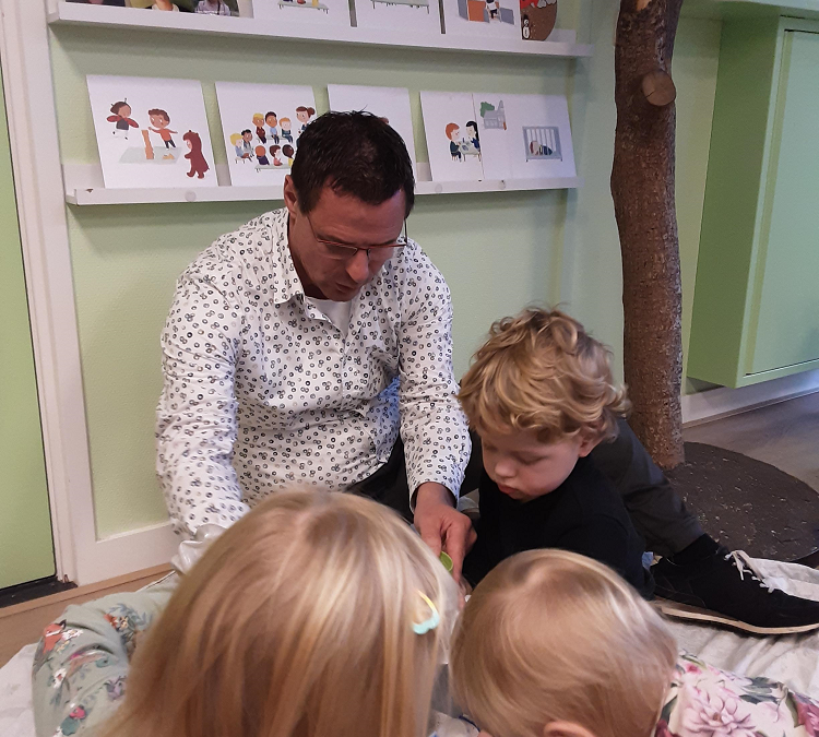 Opa & oma week bij KOM Kinderopvang