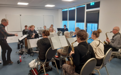 Muzikanten Prins Bernhard bereiden zich voor op Winterconcert van 17 maart a.s.
