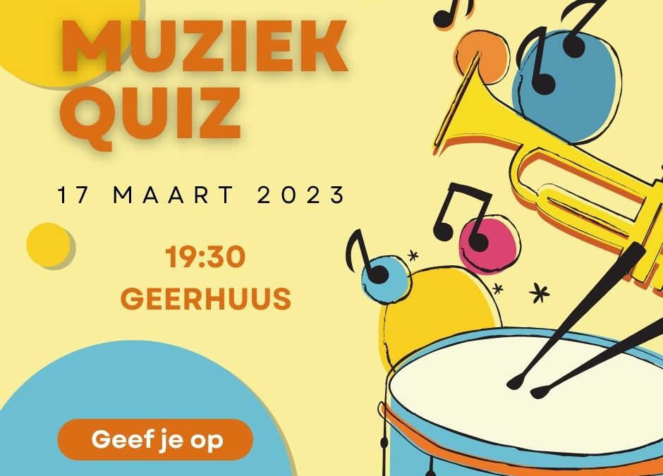 Buurtraad Geerstraat organiseert Muziekquiz