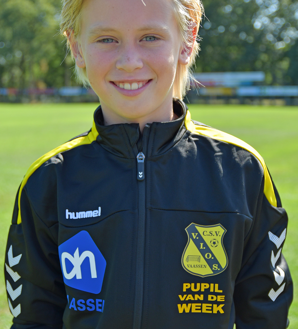 Pupil van de week bij VIOS Vaassen is Siem van Bussel