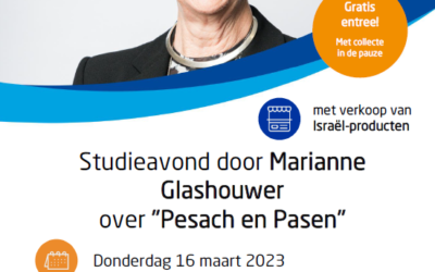Marianne Glashouwer spreekt in Epe over ‘Pesach en Pasen’