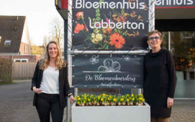 Samenwerking Bloemenhuis Labberton en De Bloemenboerderij gaat 6 april van start!