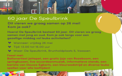Woonzorglocatie De Speulbrink in Vaassen bestaat 60 jaar!