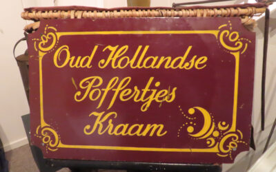 De Poffertjeskraam van Hans van der Schoot in het Museum Vaassen Historie