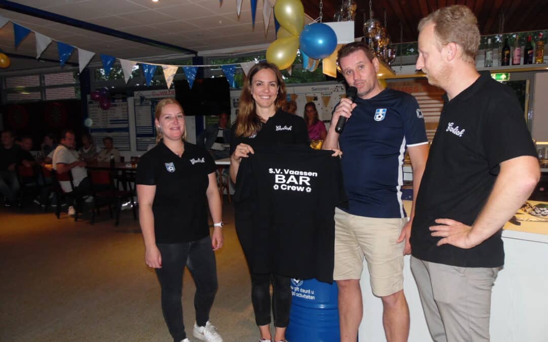 Shirts voor barpersoneel SV Vaassen