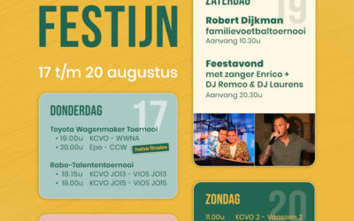 KCVO’s Sportfestijn blijft een evenement om de agenda voor te blokken
