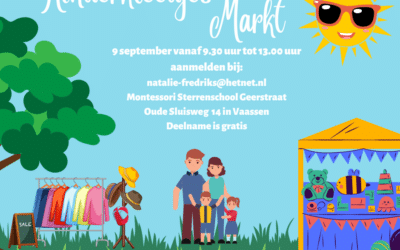 Kinderkleedjesmarkt Buurtraad Geerstraat 9 september a.s.