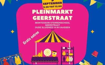Pleinmarkt Buurtraad Geerstraat Vaassen