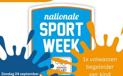 zondag 24 september speciale actie Nationale Sportweek – Zwembad de Koekoek