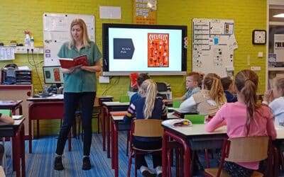 Schrijvers op bezoek bij bijna 1.400 kinderen!