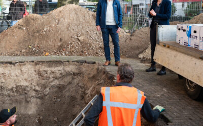 Herbegraving botresten centrum Vaassen