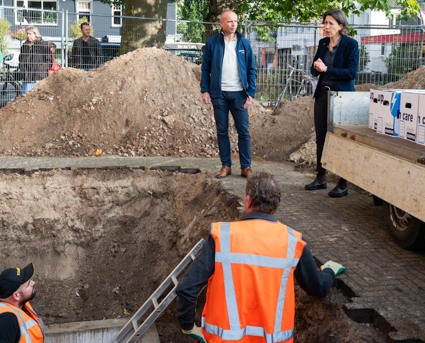 Herbegraving botresten centrum Vaassen