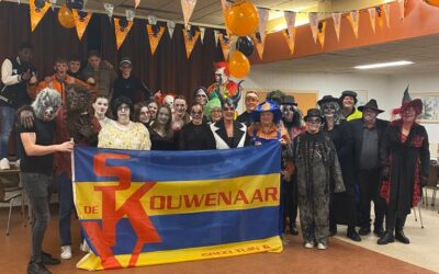 Halloweenspooktocht op de Kouwenaar enorm succes!
