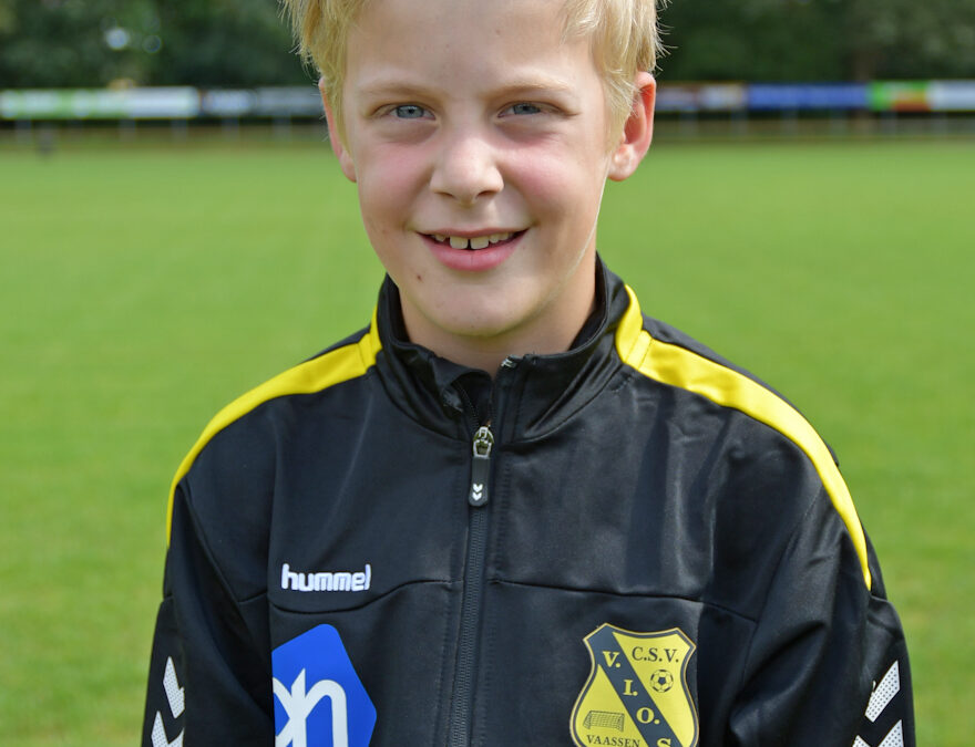 Pupil van de week bij VIOS Vaassen is Ruben Velthoen