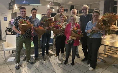 Algemene ledenvergadering Korfbalvereniging Regio’72- negen jubilarissen