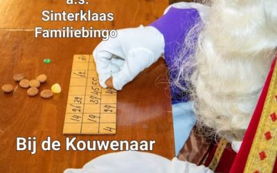 Sinterklaasfamiliebingo bij de Kouwenaar.