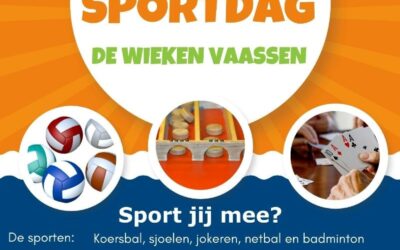 Seniorensportdag in dorpscentrum de Wieken