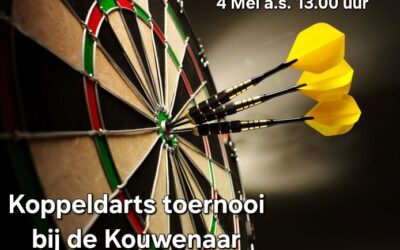 Koppel Darttoernooi bij de Kouwenaar.