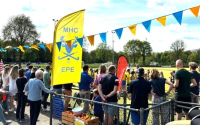 Leden en niet-leden ervaren een dag vol sport en plezier tijdens het MHC Epe Hockeyfestival