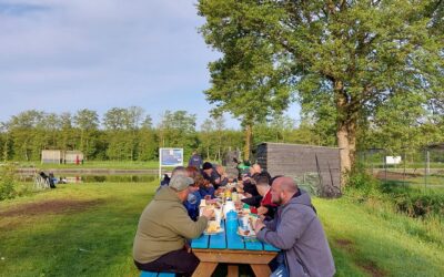 Dauwvissen bij Forellenkwekerij ’t Smallert