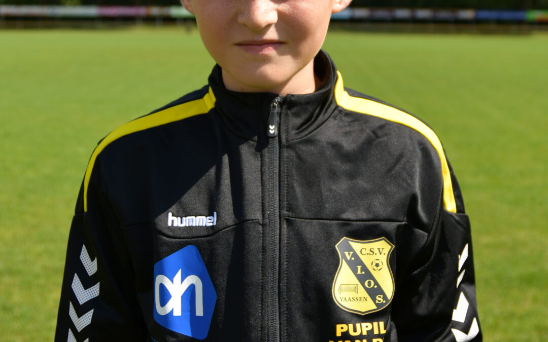 Pupil van de week bij VIOS Vaassen is Silvan Jansen.