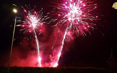 Vuurwerk ter afsluiting Koningsdag 2024