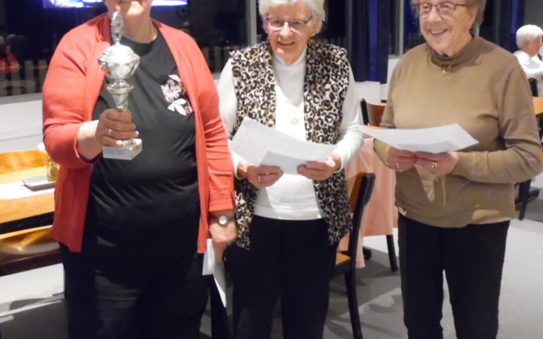 Winnaars van  kaartcompetitie  bij SV Vaassen