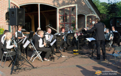 Accordeonmuziek op de Helfterkamp