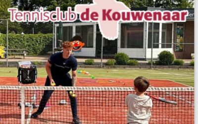 3 gratis tennislessen voor jeugd bij Tennisclub de Kouwenaar