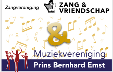 Kaartverkoop gezamenlijk concert Prins Bernhard Emst en Zang en Vriendschap Emst van start gegaan