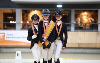 Isa Harleman Reservekampioen dressuur van NL