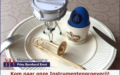 Kom op 9 mei a.s. instrumenten uitproberen bij muziekvereniging Prins Bernhard Emst