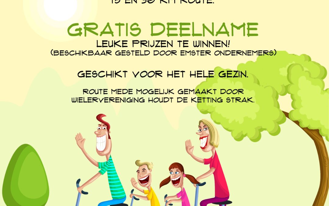 Fietspuzzeltocht vanuit Emst op Hemelvaartsdag!
