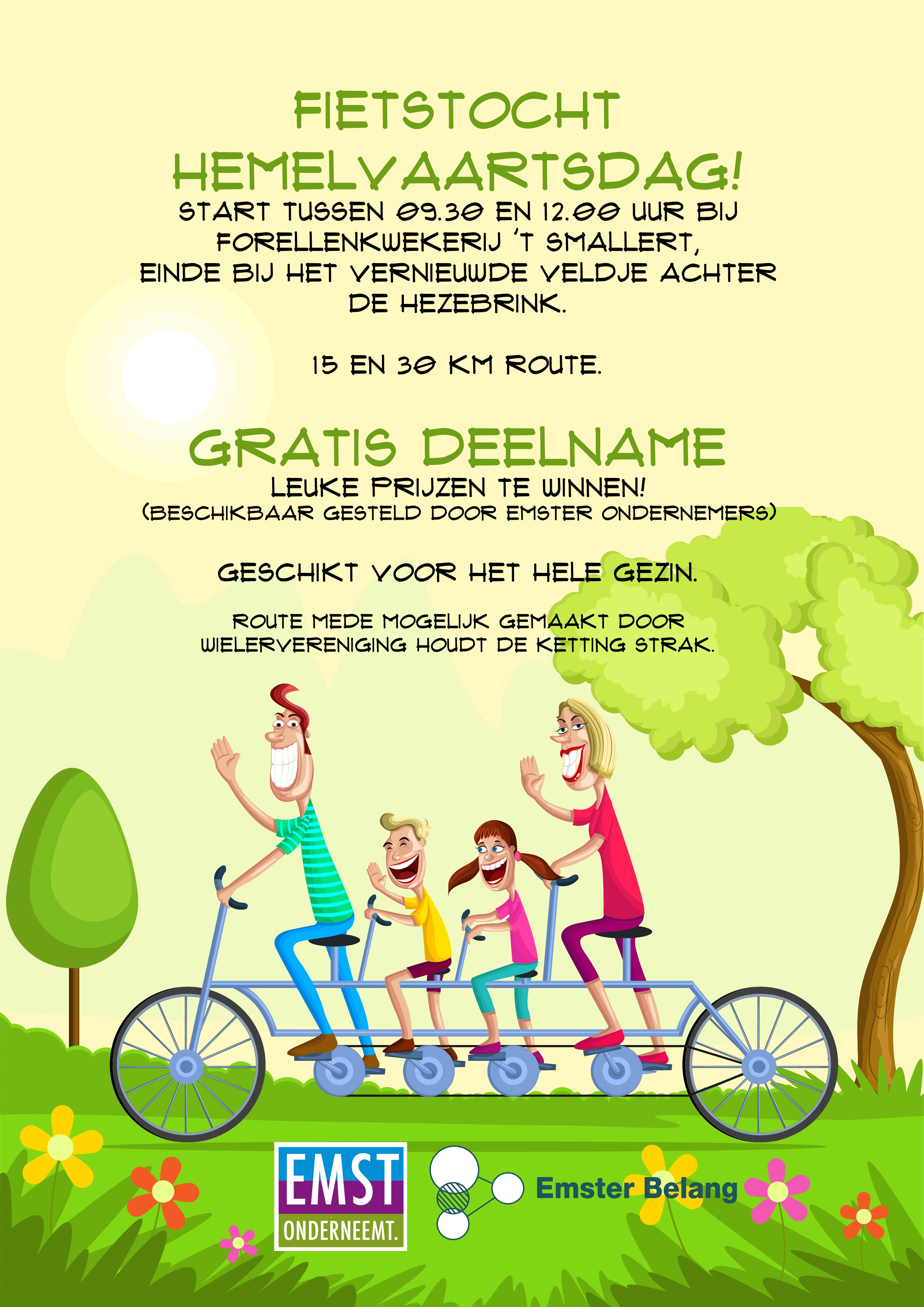 poster fietstocht 2025