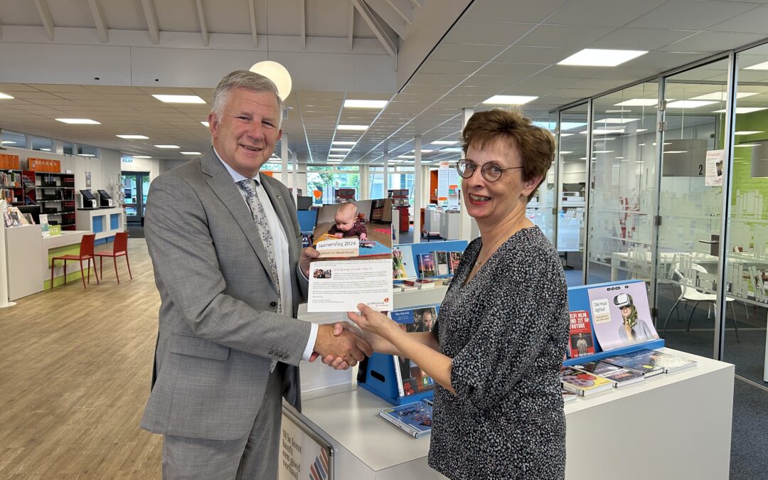 Jaarverslag bibliotheek voor wethouder van den Berg