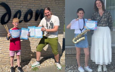Jonge muzikanten van Prins Bernhard Emst geslaagd!