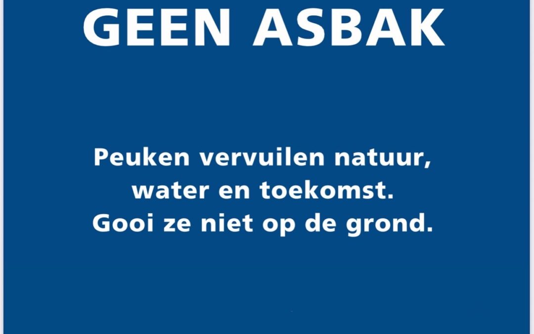 De Straat is Geen Asbak – Week 2: Posters. 