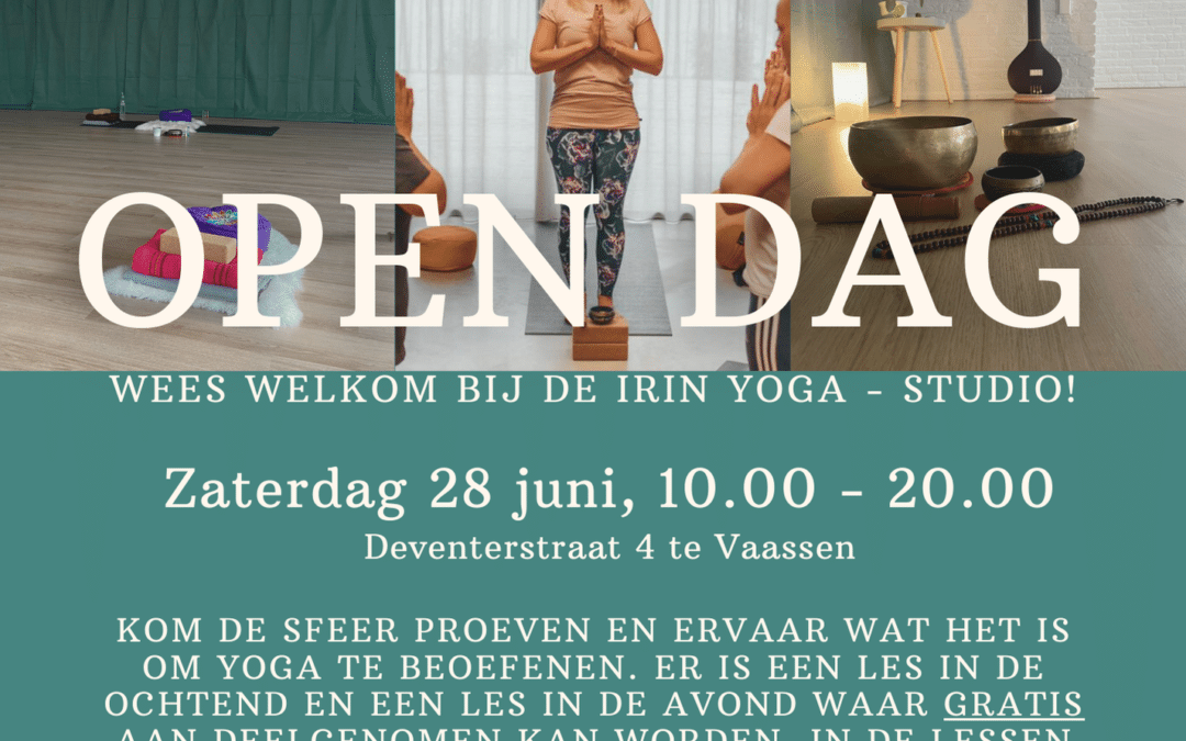 Open dag bij ‘Irin Yoga’ in Vaassen