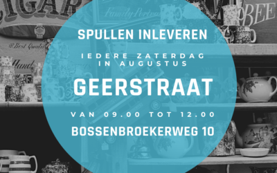 Spullen inzamelen pleinmarkt a.s. zaterdag laatste kans!
