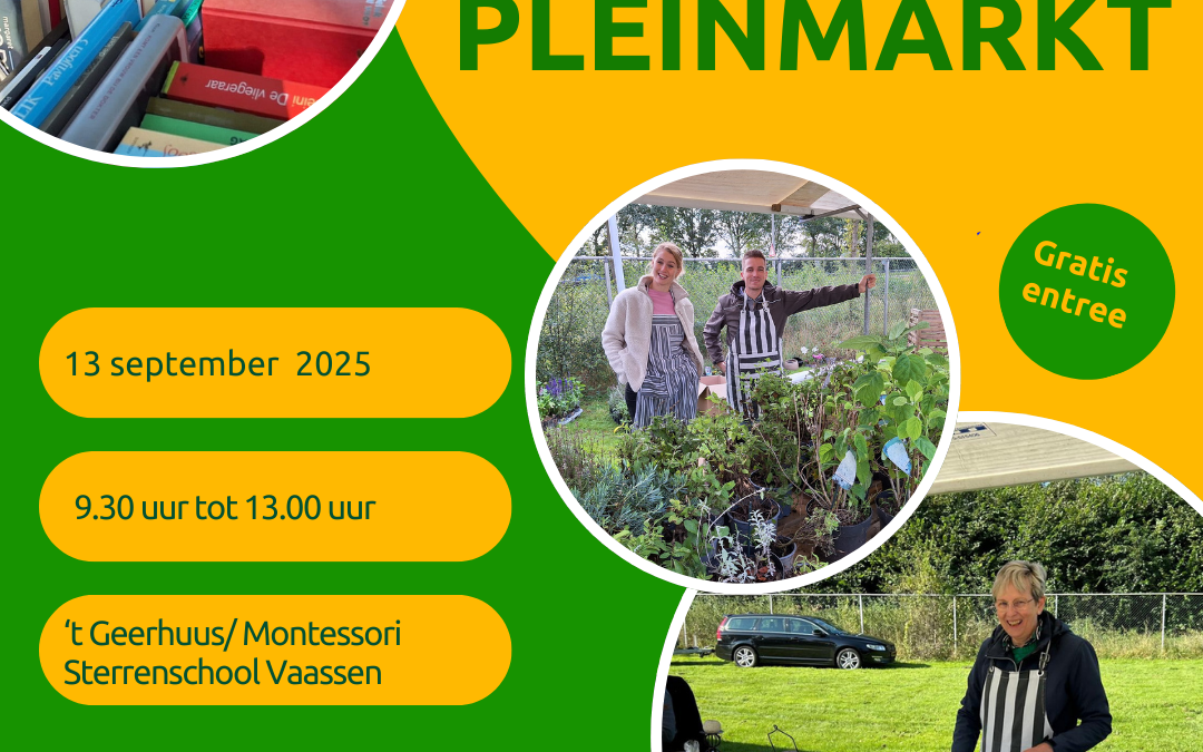 Buurtraad Geerstraat organiseert 13 september de jaarlijkse pleinmarkt