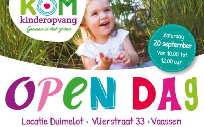 Open dag bij KOM kinderopvang